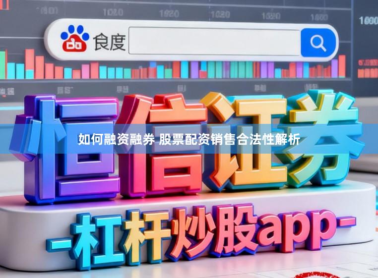 如何融资融券 股票配资销售合法性解析